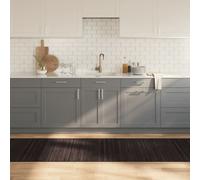 vidaXL Rug Floor Mat Area Rug Carpet Runner Rectangular Dark Brown Bamboo