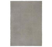 Berkfield Rug Rectangular Grey 160X230 Cm Cotton