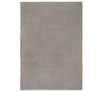 vidaXL Rug Rectangular Grey 160x230 cm Cotton