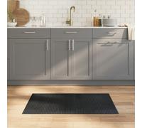 vidaXL Rug Floor Mat Area Rug Hallway Carpet Runner Rectangular Grey Bamboo