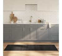 vidaXL Rug Rectangular Grey 60x200 cm Bamboo