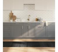 vidaXL Rug Rectangular Grey 60x300 cm Bamboo