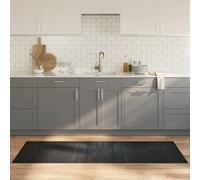 vidaXL Rug Rectangular Grey 70x200 cm Bamboo