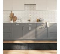 (grey, 70 x 300 cm) vidaXL Rug Floor Mat Area Rug Hallway Mat Carpet Runner Square Nature Bamboo