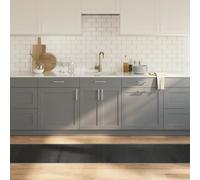 vidaXL Rug Rectangular Grey60x400 cm Bamboo