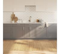 vidaXL Rug Rectangular Light Natural100x300 cm Bamboo