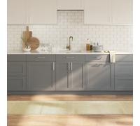 vidaXL Bamboo Rug - Modern Floor Mat/Area Carpet Runner 60x300cm in Light Natural, Rectangular with Anti-Slip Backing for Living Room, Bedroom