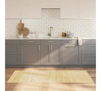 Vidaxl Rug Rectangular Light Nature 80X200 Cm Bamboo