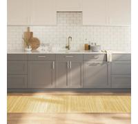 Rug Floor Mat Area Carpet Runner Rectangular Light Nature Bamboo vidaXL