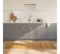 vidaXL Rug Rectangular Natural60x200 cm Bamboo