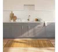 vidaXL Rug Floor Mat Area Rug Hallway Carpet Runner Rectangular Natural Bamboo