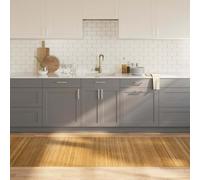 vidaXL Rug Rectangular Nature 100x400 cm Bamboo