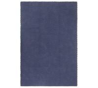 Berkfield Rug Rectangular Navy Blue 160X230 Cm Cotton