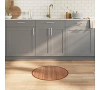 vidaXL Rug Round Natural60 cm Bamboo