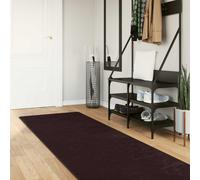 vidaXL Rug Runner MARSA Anthracite 250 x 80 cm Polyester and PVC