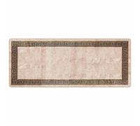 vidaXL Rug Runner MARSA Black 80 x 200 cm Polyester and PVC, Contemporary Runner Rug, Noise-Absorbing Area, Non-Slip Indoor, Machine Washable Bedroom, Stylish Entryway