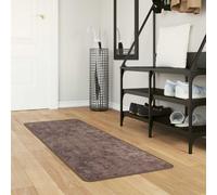vidaXL Rug Runner MARSA Grey 200 x 50 cm Polyester and PVC