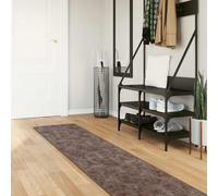 vidaXL Rug Runner MARSA Grey 350 x 50 cm Polyester and PVC