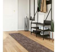 vidaXL Rug Runner MARSA Grey 50 x 350 cm Polyester and PVC