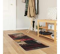 vidaXL Rug Runner MARSA Multicolour 100 x 50 cm Polyester and PVC
