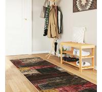 vidaXL Rug Runner MARSA Multicolour 450 x 100 cm Polyester and PVC
