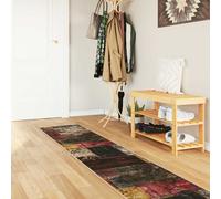 vidaXL Rug Runner MARSA Multicolour 450 x 50 cm Polyester and PVC