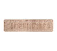 vidaXL Rug Runner MARSA White 50 x 200 cm Polyester and PVC