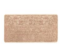 vidaXL Rug Runner MARSA Yellow 80 x 150 cm Polyester and PVC, Contemporary Runner Rug, Noise-Absorbing Area, Non-Slip Indoor, Machine Washable Bedroom, Stylish Entryway