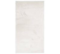 vidaXL OVIEDO Short-Pile Rug - 60x110 cm Beige Polyester Floor Carpet, Soft Teddy Look, Living Room/Bedroom/Office, Easy Clean