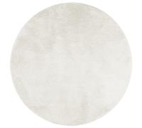 vidaXL Rug Short Pile Soft and Washable Rug Floor Mat Area Rug Carpet Cream