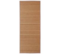 vidaXL Rectangular Brown Bamboo Rug 120 x 180 cm