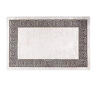 vidaXL Rug Washable Light Beige Anti Slip Living Room Floor Carpet Area Rug