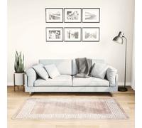 Vidaxl Rug Washable 80X150 Cm Beige Anti Slip, Brown