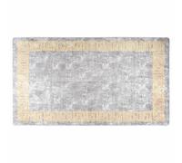 vidaXL Rug Washable Grey Anti Slip Living Room Decor Floor Carpet Area Rug
