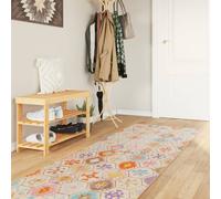 vidaXL Rug Washable Multicolour 80x300 cm Anti Slip
