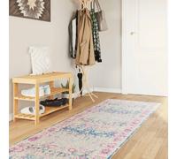 Rug Washable Multicolour 80x300 cm Anti Slip