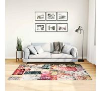 vidaXL Rug Washable Patchwork 120x180 cm Multicolour Anti Slip