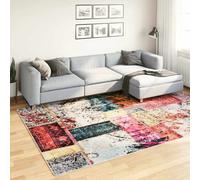 Vidaxl Rug Washable Patchwork 190X300 Cm Multicolour Anti Slip, Multi