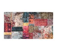 vidaXL Rug Washable Patchwork 190x300 cm Multicolour Anti Slip