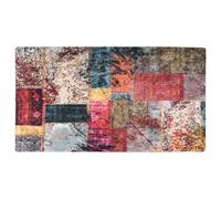 vidaXL Rug Washable Patchwork Multicolour Anti Slip Home Floor Carpet Area Rug