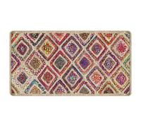 vidaXL Rug Washable Multicolour 80x150 cm Anti Slip