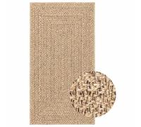 vidaXL Rug ZIZUR 80x150 cm Jute Look Indoor and Outdoor