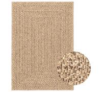 vidaXL Rug ZIZUR Beige 120x170 cm Jute Look Indoor and Outdoor