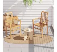 Rug ZIZUR Brown 200 x 100 cm Polypropylene