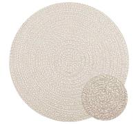 Vidaxl Rug Zizur Cream 120 Cm Jute Look Indoor And Outdoor