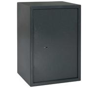 vidaXL Safe Box with Lock Dark grey 35 x 31 x 50 cm Steel