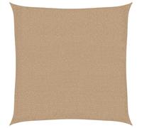 vidaXL Sail Sunshade 160 g/m² Taupe 4.5 x 4.5 m HDPE