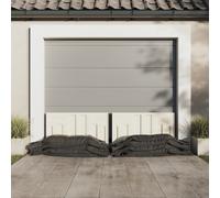 vidaXL Dark Green HDPE Sandbags Set - 10 pcs, Waterproof Flood Defence Barriers, Easy to Handle and Store, Ideal for Home and Garage Protection