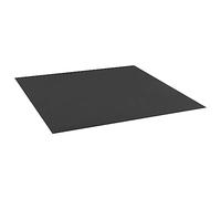 vidaXL Durable and Customizable Sandpit Liner for Outdoor Play Areas, Size 120x110 cm, Black Polyethylene Material, Water Permeable