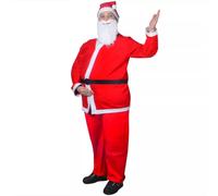 vidaXL Santa Claus Christmas Costume Suits Set Mens Father Fancy Dress Adult